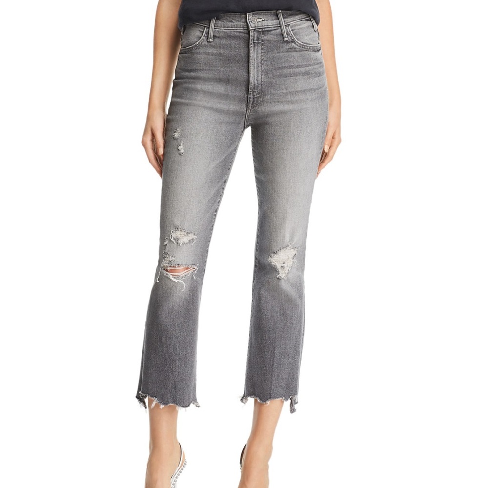 MOTHER The Hustler Crop Step Chew